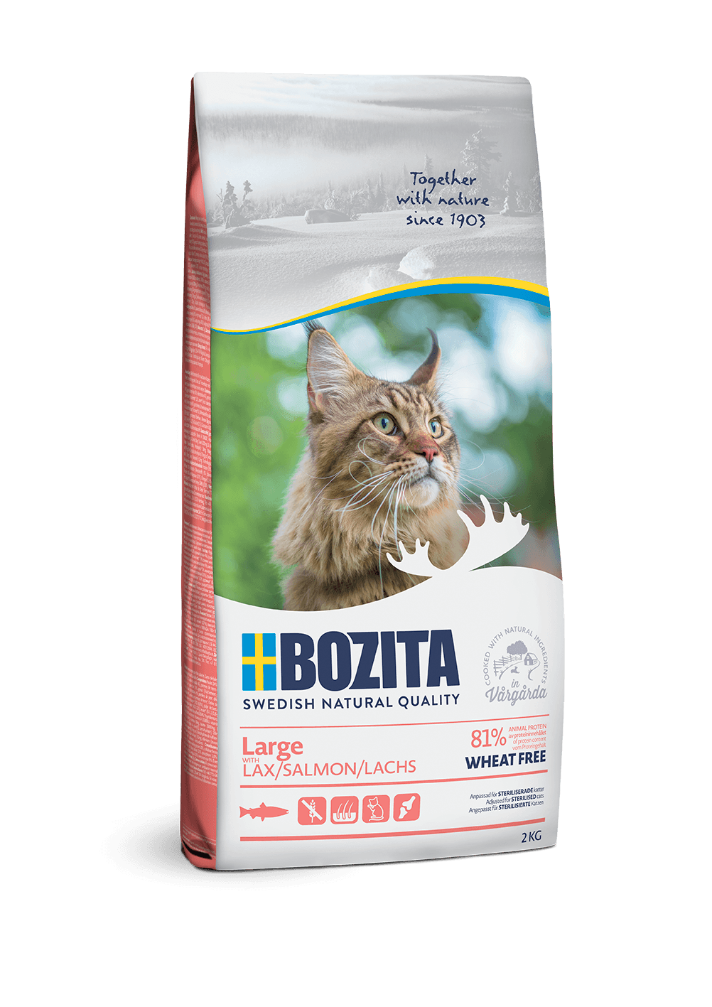 BOZITA Large Z Łososiem 2kg