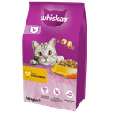 WHISKAS Karma Sucha Dla Kota 1+ Z Kurczakiem 14kg