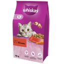 WHISKAS Karma Sucha Dla Kota 1+ Z Wołowiną 14kg